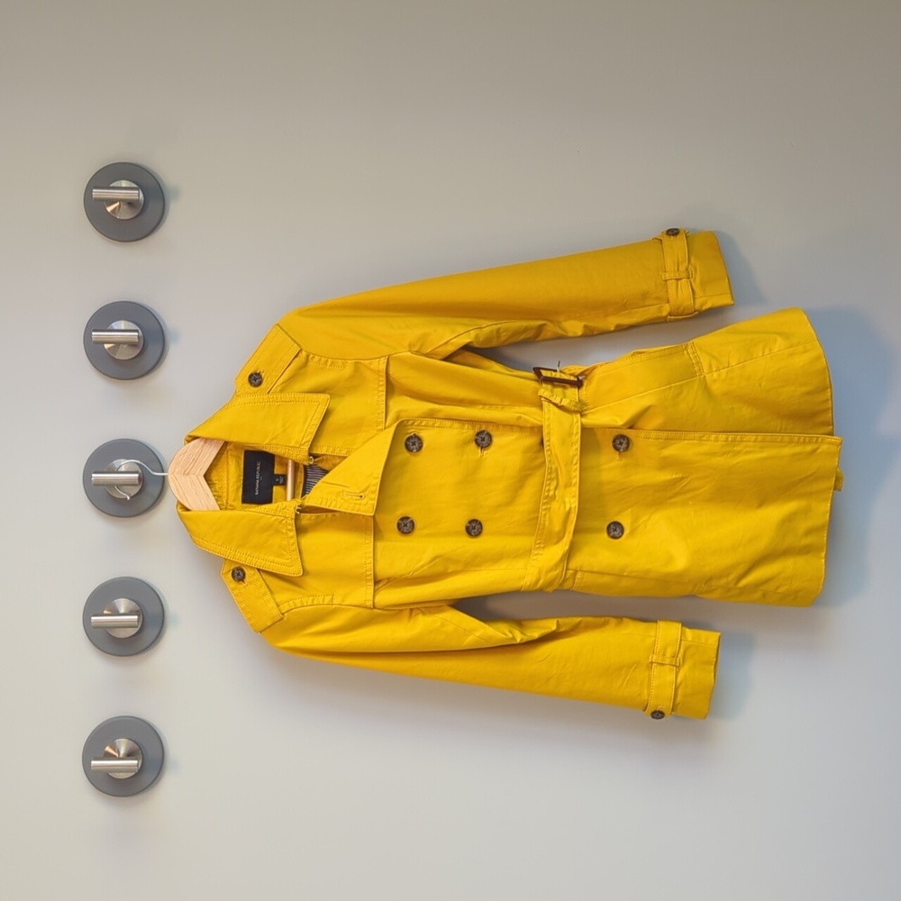 Banana Republic Yellow Trench Coat
